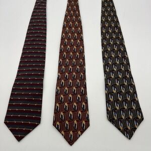 Bill Blass Black Label Ties Lot Of 3